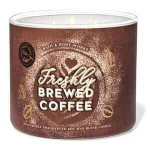 Bath & Body Works Freshly Brewed Coffee Candle - Brown